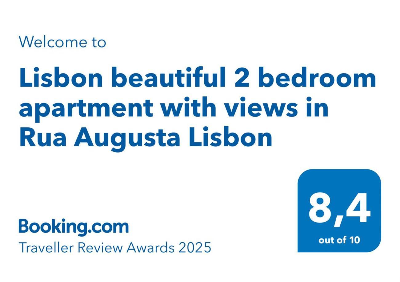 Lisbon Beautiful 2 Bedroom Apartment With Views In Rua Augusta Lisbon Bagian luar foto